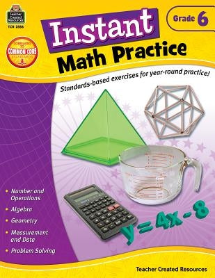 Instant Math Practice Grade 6 by James, Damon
