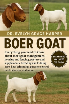 Boer Goat: Everything You Need To Know Aboout Meat Goat Management - housing and fencing, pasture and supplements, breeding and kidding care, hoof tri by Grace Harper, Evelyn