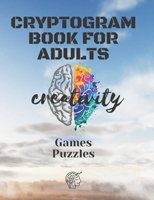 Cryptograms Books For Adults: Puzzles and games to Sharp Your Mind,50 Pages (1 Édition) by Mick, John