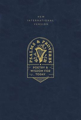 Niv, Psalms and Proverbs, Leathersoft Over Board, Navy, Comfort Print: Poetry and Wisdom for Today by Zondervan