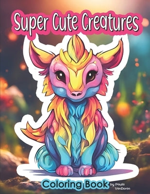 Coloring Book Super Cute Creatures: Charming Animals to color for Teen and Adults by Vandoren, Paula