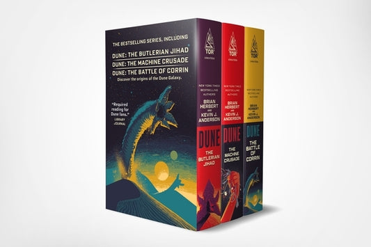 Legends of Dune Mass Market Paperback Boxed Set: The Butlerian Jihad, the Machine Crusade, the Battle of Corrin by Herbert, Brian