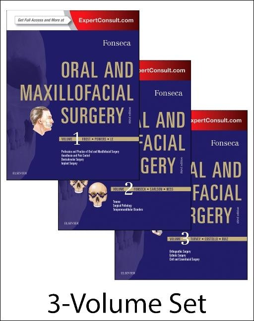 Oral and Maxillofacial Surgery: 3-Volume Set by Fonseca, Raymond J.