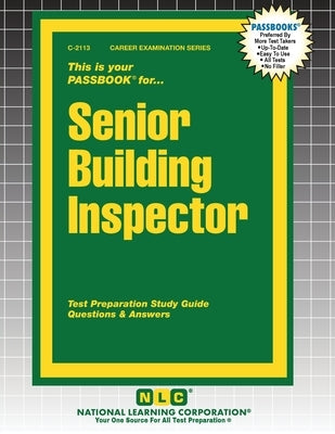 Senior Building Inspector by Passbooks