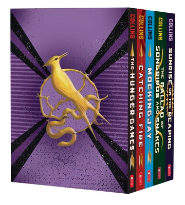 Hunger Games 5-Book Paperback Box Set (the Hunger Games, Catching Fire, Mockingjay, the Ballad of Songbirds and Snakes, Sunrise on the Reaping) by Collins, Suzanne