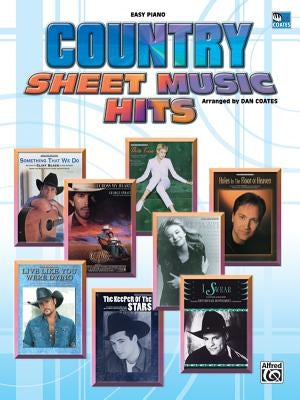 Country Sheet Music Hits by Coates, Dan