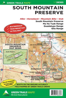 South Mountain Preserve, AZ No. 2836s by Maps, Green Trails