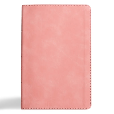 CSB Thinline Bible, Blush Pink Suedesoft Leathertouch by Csb Bibles by Holman
