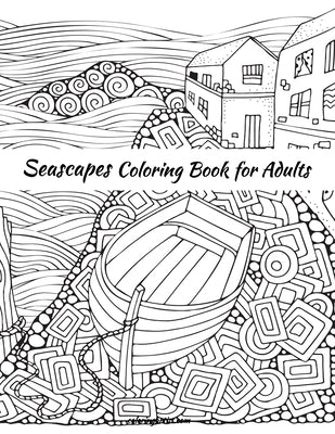 Seascapes Coloring Book for Adults by Snels, Nick
