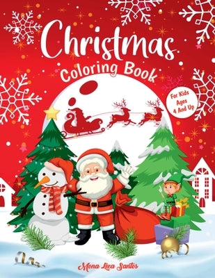 Christmas Coloring Book by Santos, Mona Liza