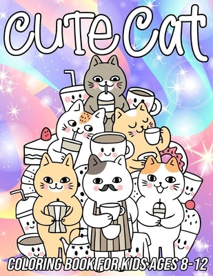 Cat Coloring Book for Kids Ages 8-12: Fun, Cute and Unique Coloring Pages for Girls and Boys with Beautiful Kitten Designs by Zentangle Designs, Mezzo