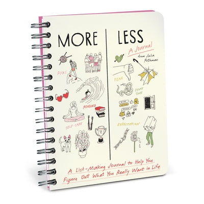 More / Less: A List-Making Journal to Help You Figure Out What You Really Want in Life by Rothman, Julia