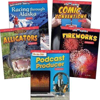 Multiplication & Division: Grades 4-5 (5-Book Set) by Multiple Authors