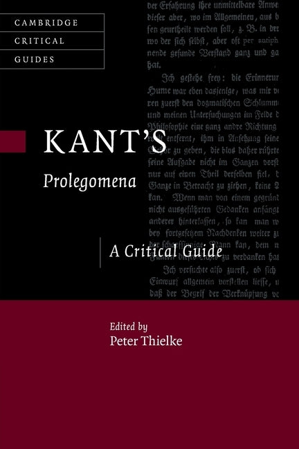 Kant's Prolegomena by Thielke, Peter
