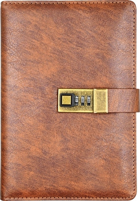Brown Artisan Locking Journal (Diary, Notebook) by 