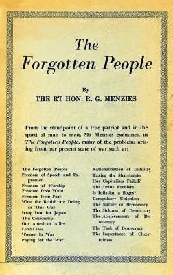 The Forgotten People by Menzies, Robert