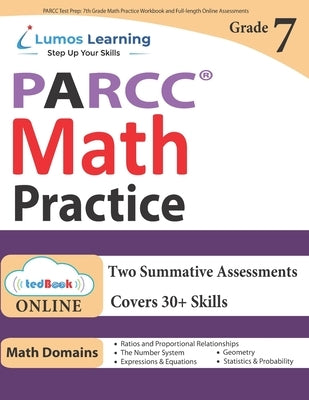 PARCC Test Prep: 7th Grade Math Practice Workbook and Full-length Online Assessments: PARCC Study Guide by Learning, Lumos
