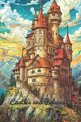 Castles and Palaces adult coloring book by Petersen, Mel
