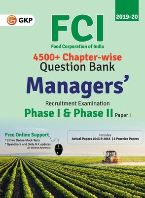 FCI Manager Phase I & Phase II (Paper 1) - Chapterwise Question Bank (English) by Gkp