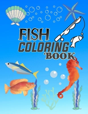 fish coloring book: : Over 30 Coloring Designs for All Ages, Ocean Coloring Book by Art, Clrb