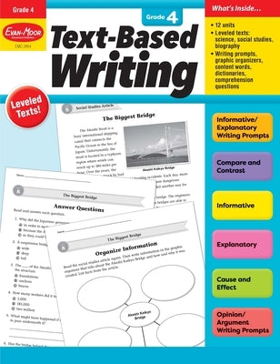 Text-Based Writing, Grade 4 Teacher Resource by Evan-Moor Corporation