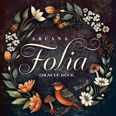 Arcana Folia Oracle Deck: 50-Card Round Deck, Nature-Inspired Artwork, Channel Plant Energy, Divination and Inspiration, Includes 77-Page Illustrated by Paskaleva, Nora