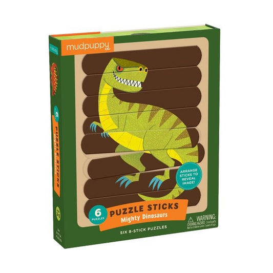 Mighty Dinosaurs Puzzle Sticks by Mudpuppy