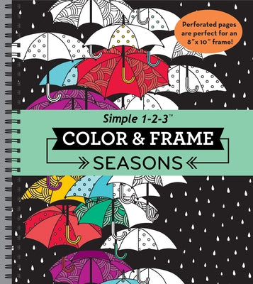 Color & Frame - Seasons (Adult Coloring Book) by New Seasons