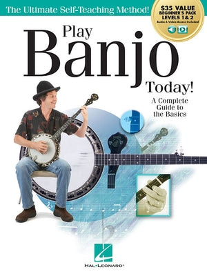 Play Banjo Today! All-In-One Beginner's Pack: Includes Book 1, Book 2, Audio & Video by O'Brien Colin