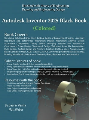 Autodesk Inventor 2025 Black Book by Verma, Gaurav