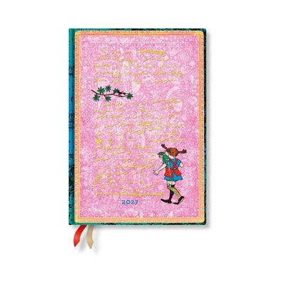 2027 Astrid Lindgren, Pippi Longstocking MIDI Hardcover 12-Month Daily Planner, 416pg, 80gsm by Paperblanks (Embellished Manuscripts Collection) by Paperblanks