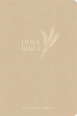 KJV Giant Print Reference Bible, Cream Leathertouch by Holman Bible Publishers
