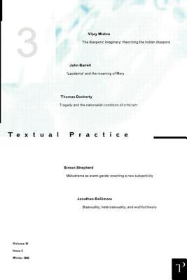 Textual Practice 10.3 by Sinfield, Alan