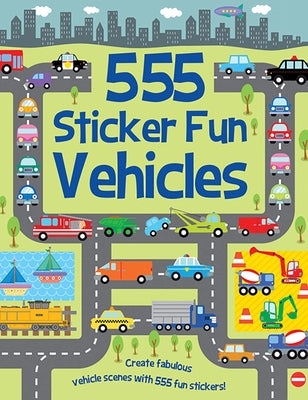 555 Sticker Fun - Vehicles by Mayes, Susan