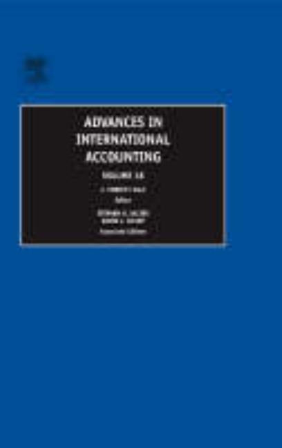 Advances in International Accounting: Volume 18 by Sale, J. Timothy