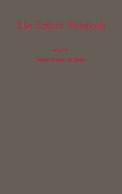 The Critic's Notebook. by Stallman, R. W.