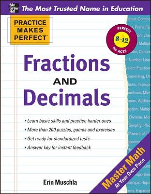 Fractions, Decimals, and Percents by Muschla, Erin