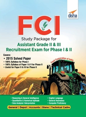 FCI Study Package for Assistant Grade II & III Recruitment Exam for Phase I & II 2nd Edition by Disha Experts