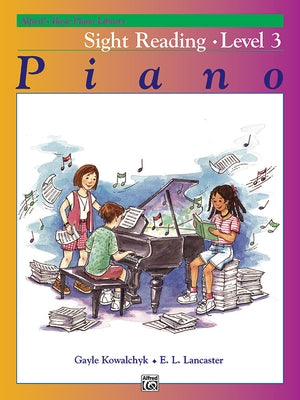 Alfred's Basic Piano Library Sight Reading, Bk 3 by Kowalchyk, Gayle