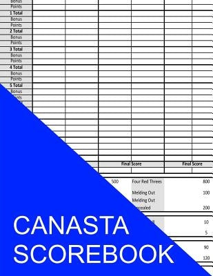 Canasta Scorebook by Smith, S.