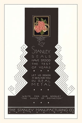 Vintage Journal Art Deco Poster for Metal Seals by Found Image Press