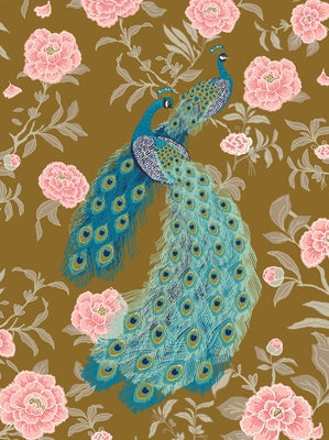 Victorian Peacock Journal (Deluxe Binding with Gold Gilded Pages) by 