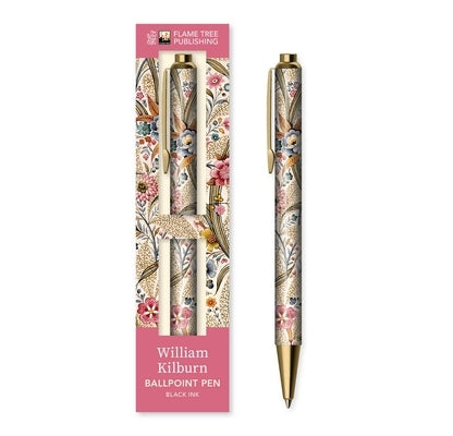 William Kilburn: Marble End Paper Boxed Decorative Ballpoint Pen by Flame Tree Studio