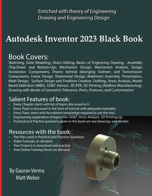 Autodesk Inventor 2023 Black Book by Verma, Gaurav