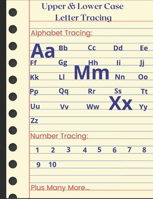 Upper & Lower Case Letter Tracing: Practice pen control, line tracing and coloring. by Prints, Cradle