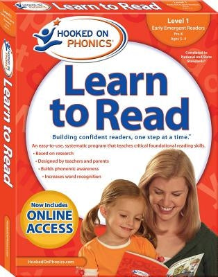 Hooked on Phonics Learn to Read - Level 1: Early Emergent Readers (Pre-K Ages 3-4) by Hooked on Phonics