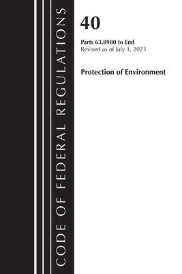 Code of Federal Regulations, Title 40 Protection of the Environment 63.8980-End, Revised as of July 1, 2023, Volume 6 by 