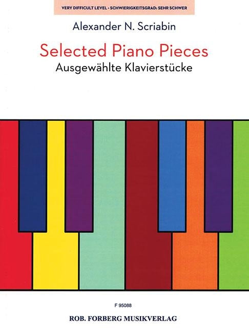 Selected Piano Pieces by Scriabin, Alexander