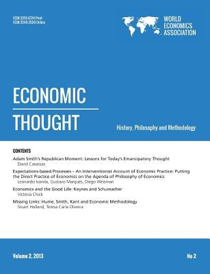 Economic Thought. Vol 2, Number 2 by Wea