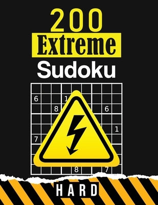 200 Extreme Sudoku: HARD: Puzzle book for adults Large Print - Great Gift ! by Shankley, Robb
